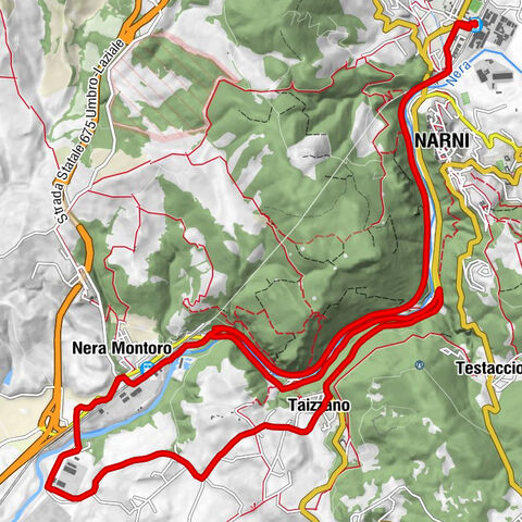 Narni-Amelia - Narni Scalo - Narni - Grotta dei Grilli