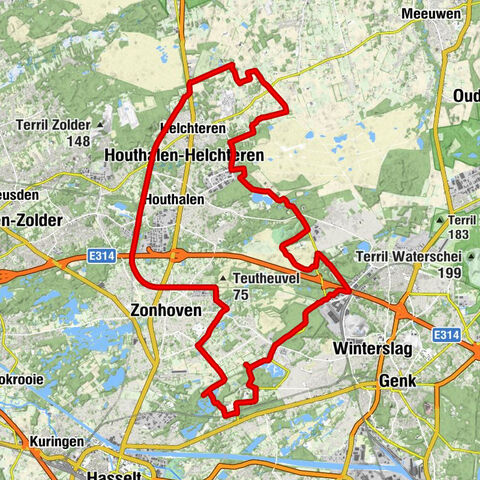 Hasselt - Genk - Kapel - Zonhoven