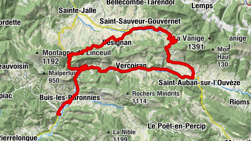 Buis-les-Baronnies - Bésignan - Saint-Sauveur-Gouvernet - Église Sainte-Euphémie