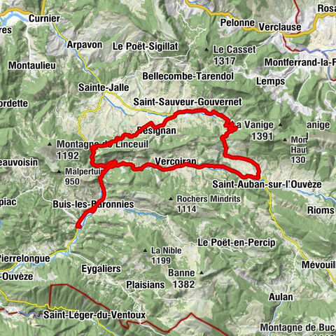 Buis-les-Baronnies - Bésignan - Saint-Sauveur-Gouvernet - Église Sainte-Euphémie