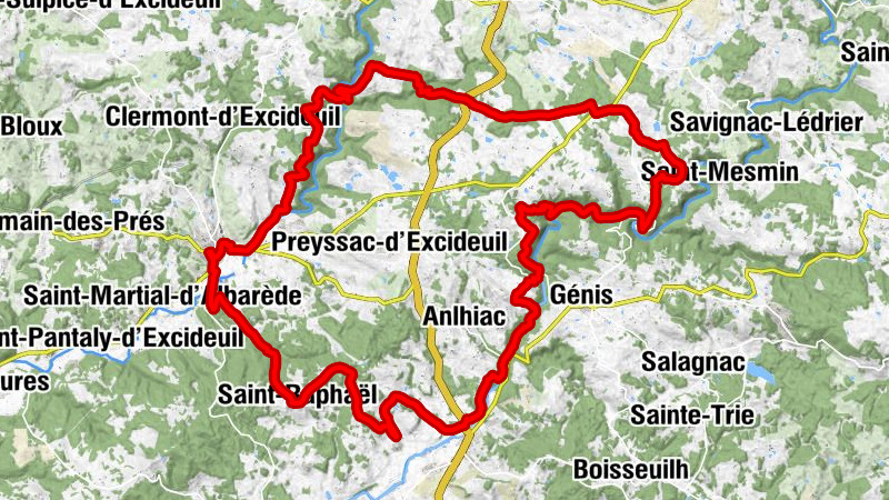 Excideuil - Hostellerie du Fin chapon - Le Rustic - Chapelle Saint-Loup