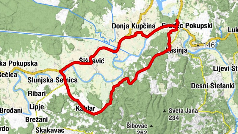 Jamnička Kiselica - kapela svetog Petra - crkva svetog Josipa - crkva svete Marije Magdalene