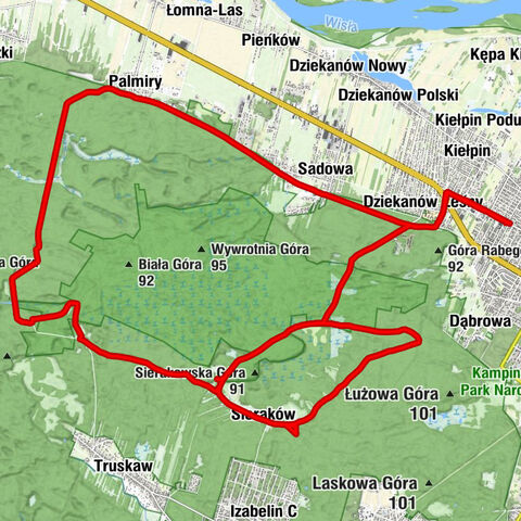 NaPizzę - Łomianki - Wierzejna Góra - Spółkowa Góra