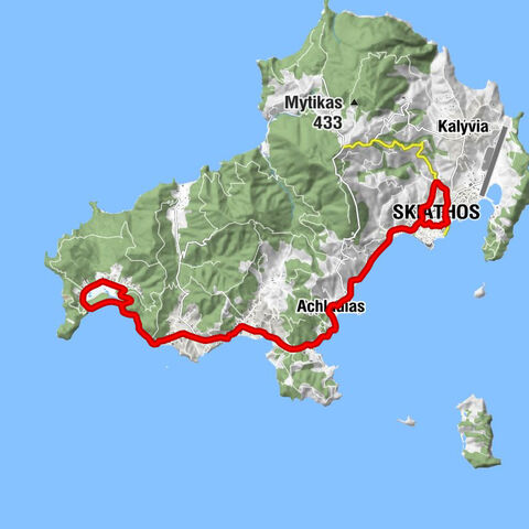 Σκιάθος - Κατσαρός - Αχλαδιάς - Infinity Blue (θαλασσινά)