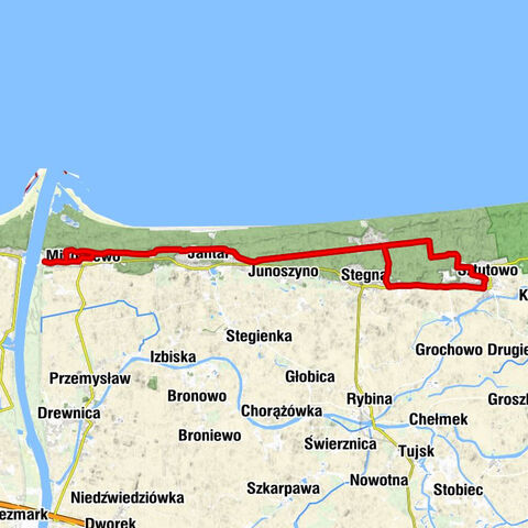 Alga - Sztutowo - Jantar - Kościół świętego Wojciecha
