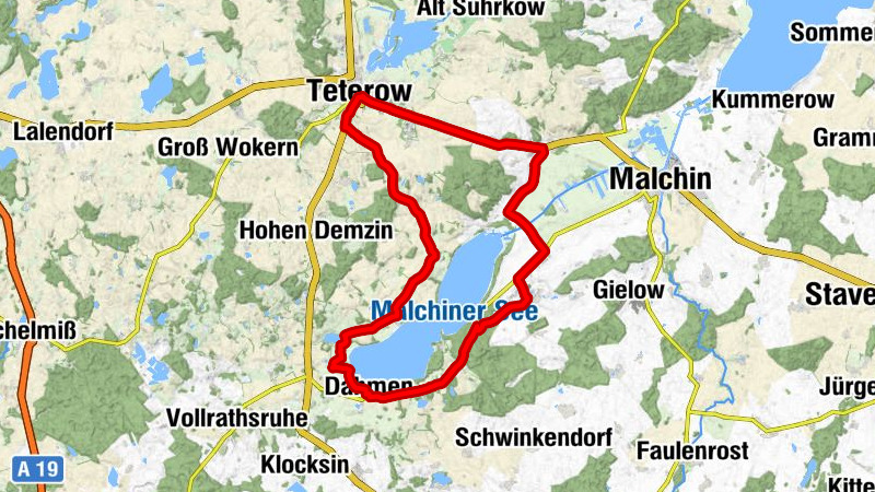 Dahmen - Schorssow - Teterow - Kirche Basedow