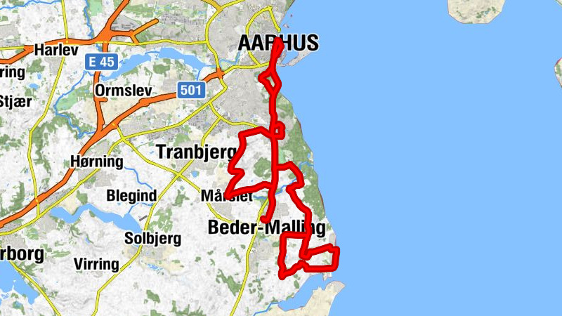 Beder-Malling - Aarhus - Katterhøj - Myreknold