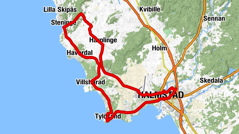 Furet - Halmstad - Gullbrandstorp - Nyatorp