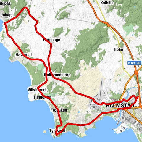 Furet - Halmstad - Gullbrandstorp - Nyatorp