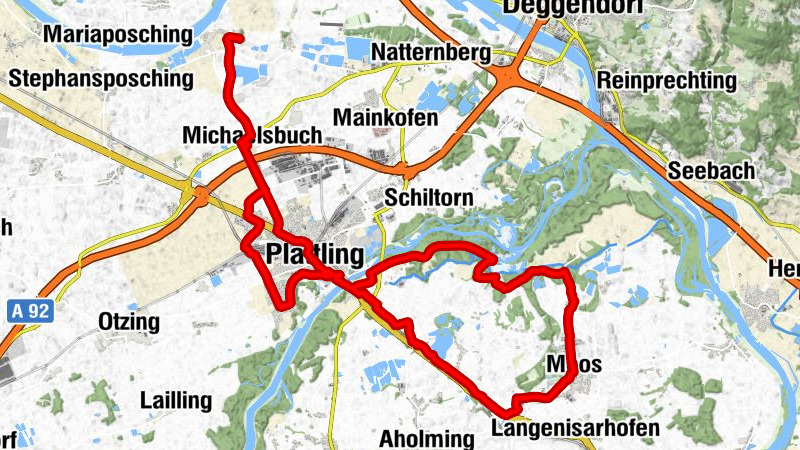 01 Bergham - Bergham - Sankt Magdalena - Plattling