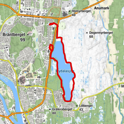 Marieberg - Nydala fritidsområde - Kyrkstugan - Umeå