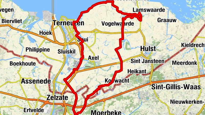 Wachtebeke - Terneuzen - Catharinakerk - Ramonshoek