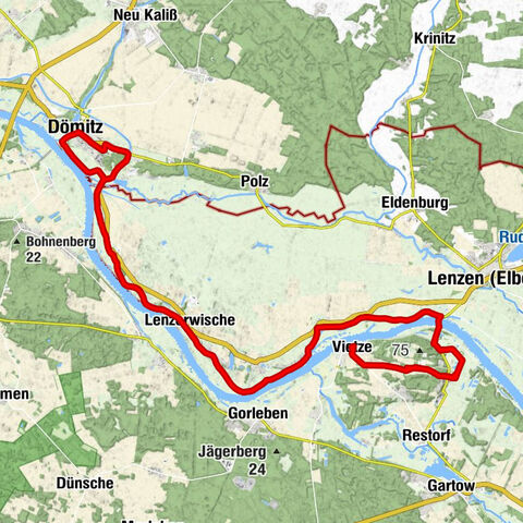 Vietze - Pevestorf - Alte Fischerkate - Dömitz