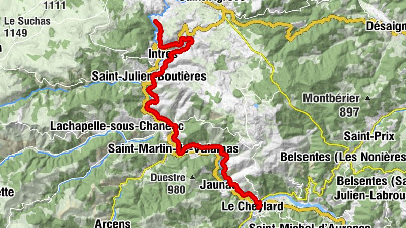 Saunier - Plaisance - La Gare - Le Cheylard