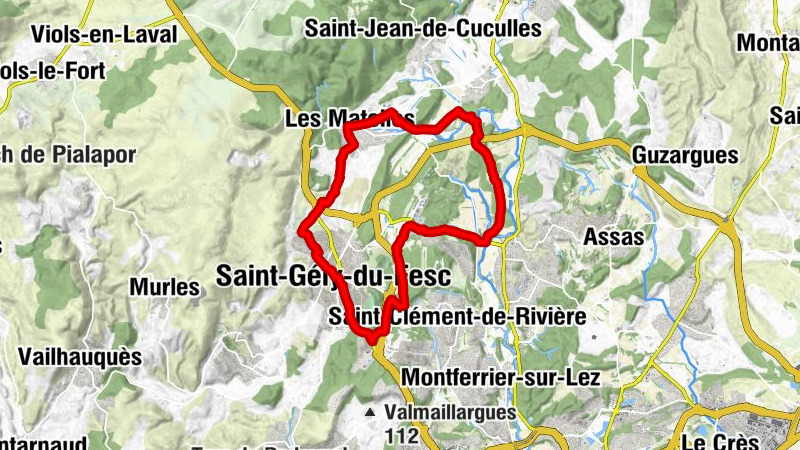 Saint-Gély-du-Fesc - Église Saint-Gilles - Le Rouquet - Le Pic Saint-Loup