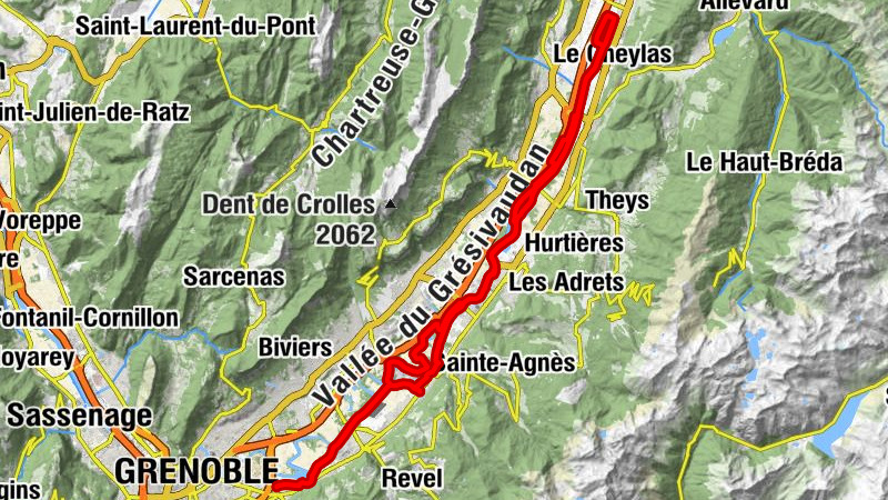 Grenoble Universités - Gières - Cité de Pruney - Champ d'Enfer - L'Enclos