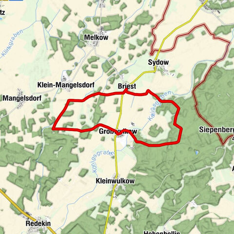 Briest - Großwulkow - Gaststätte Gericke - Sankt Anna