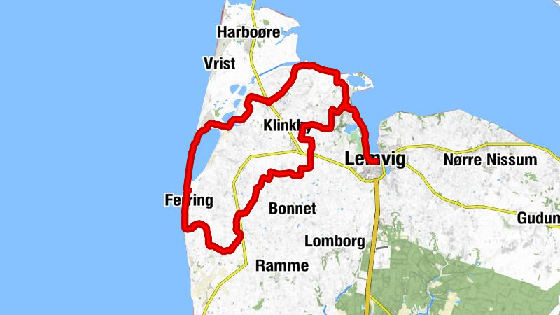 Lemvig - Holmsøre - Dybe Kirke - Engbjerg Kirke