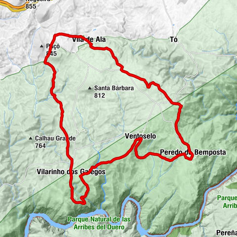 Vila de Ala - Algosinho - Peredo de Bemposta - Ventoselo