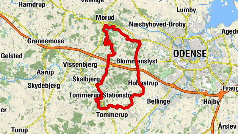 Korup - Langesø Skovkapel - Brændekilde Kirke - Ravnebjerg Kirke