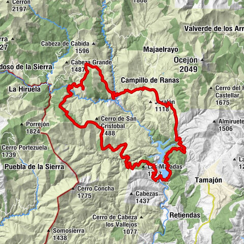 Fuente del Corcho - Collado de San Cristobal - Collado de las Palomas - Restaurante de Colmenar