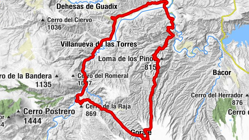Gorafe - Loma de los Pinos - Iglesia Parroquial de Santa Ana - Villanueva de las Torres