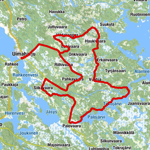 Uimaharju - Lohivaara - Vihtakangas