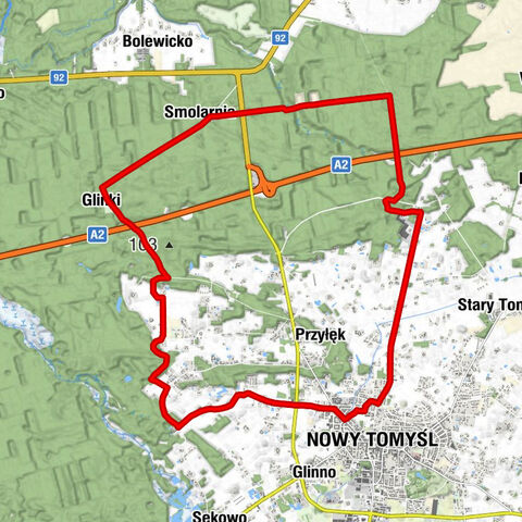 Nowy Tomyśl - Zacisze - Glinki - Smolarnia