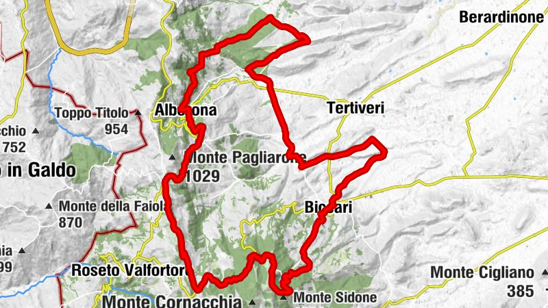 Biccari - Duomo - Monte del Forno - Toppo Pescara
