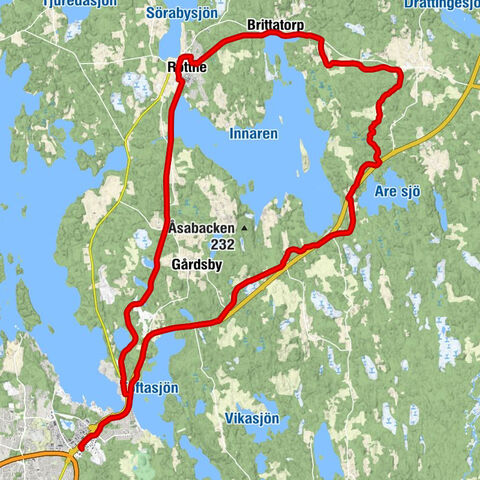 Växjö - Norrgårda - Söraby kyrka - Norremark