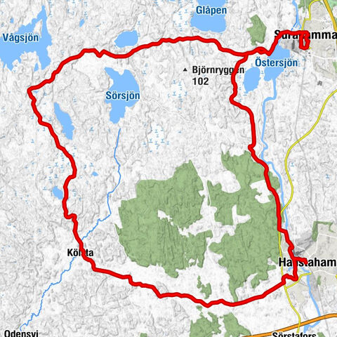 Hallstahammar - Agnesdal - Surahammar