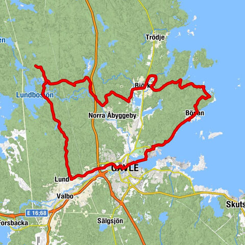 Nydal - Gröndal - Gävle - Kullsand