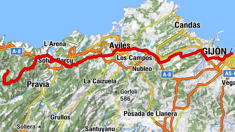 La Tabla - Iglesia de Villafría - Iglesia de San Juan Bautista de Tamón - Capilla de Nuestra Señora de Guadalupe