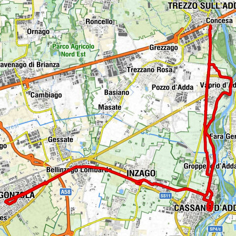 Trezzo sull'Adda - Barabitt - Chiesa Parrocchiale dei Ss. Gervasio e Protasio - Concesa