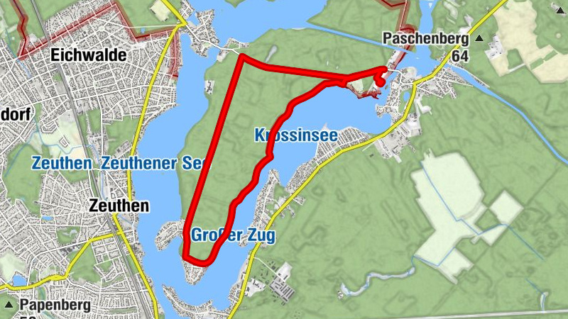 Schmöckwitzwerder - Waldspielplatz Rauchfangswerder - Rauchfangswerder