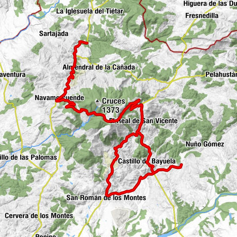 Garciotum - San Román de los Montes - Hinojosa de San Vicente - El Piélago