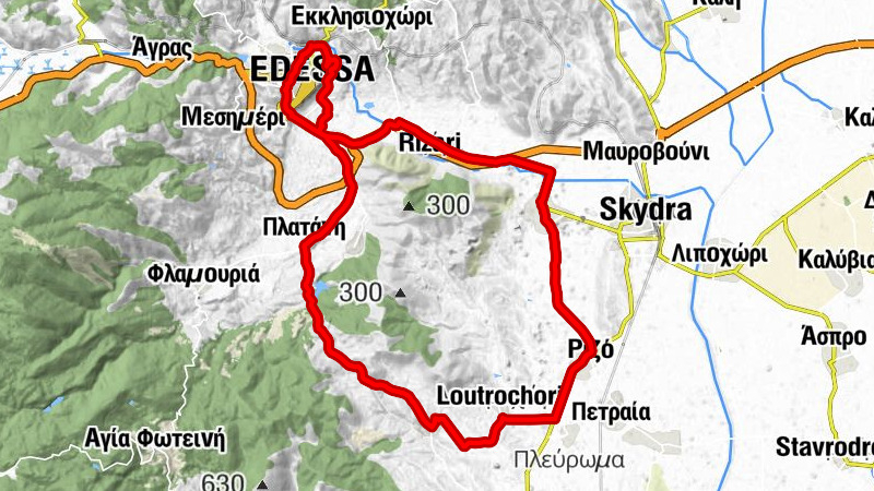 Έδεσσα - Προάστιο - Πλατάνη