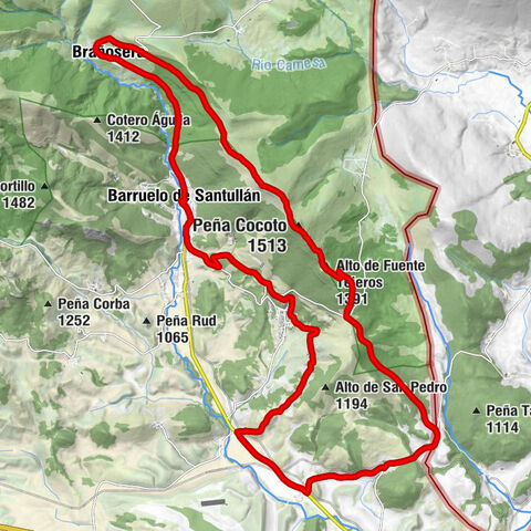 Barruelo de Santullán - Peña Cocoto - Alto del Pical - Iglesia de Santo Tomás