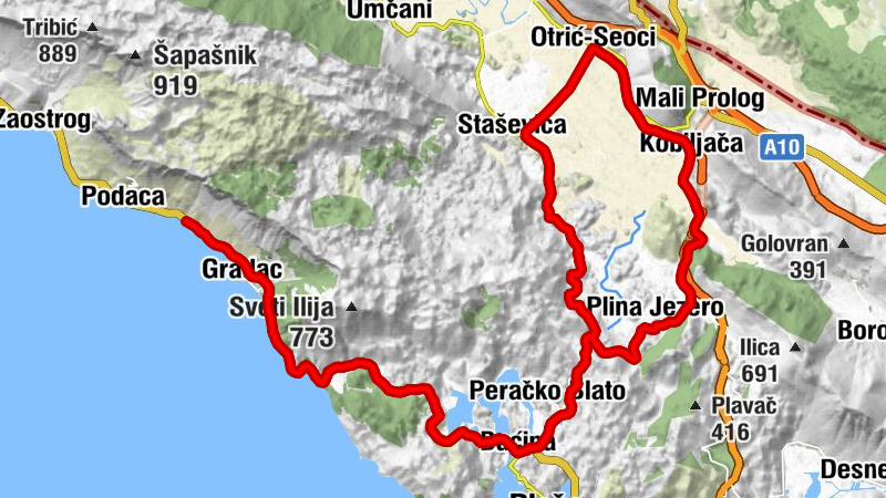 Brist - Gradac - Rudine - Kruševo