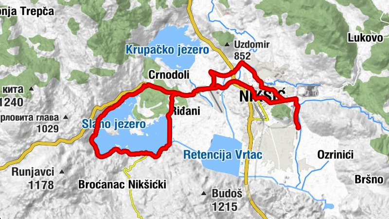 Nikšić - Caffe Grill Astacus - crkva svetih Ćirila i Metodija