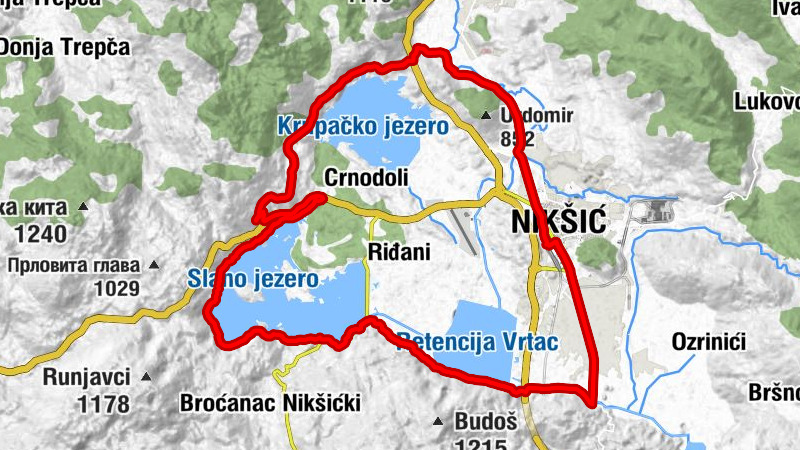 Nikšić - Rastoci - Кусиде / Kuside