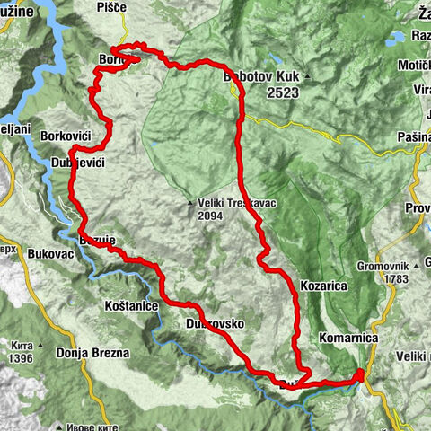 Skakavica - Duži - Krnjača - Studena