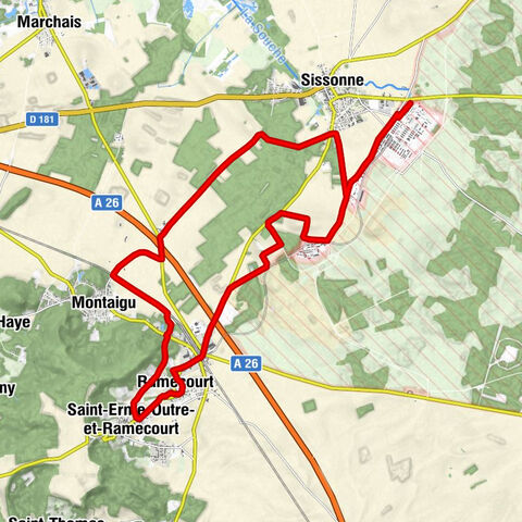 Montaigu - Saint-Erme-Outre-et-Ramecourt - Église Saint-Théodulphe - Ramecourt