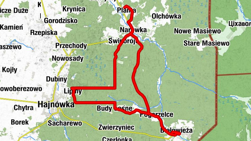 Narewka - Grodzisk - Kościół pw. Świętego Jana Chrzciciela