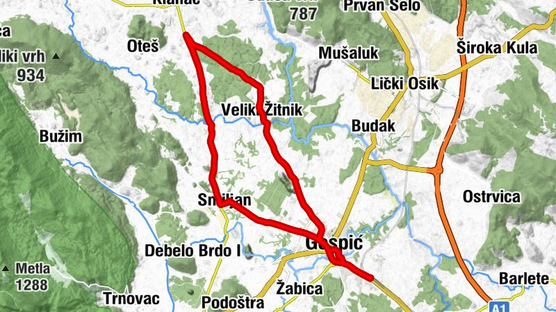 Gospić - katedrala Navještenja Blažene Djevice Marije - Crkva sv. Ivana Nepomuka