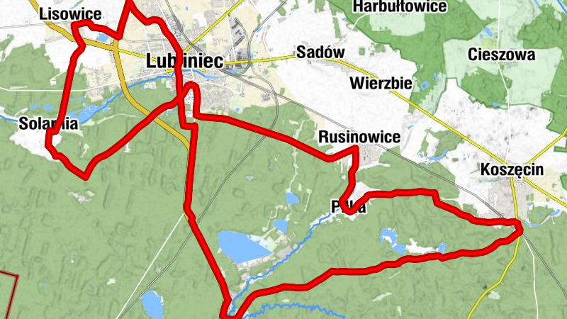 Lisowice - Lipska Górka - Kościół św. Anny - Kościół świętej Trójcy