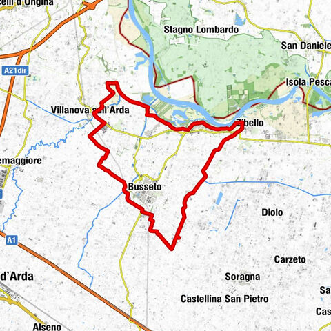 Chiesa di San Michele Arcangelo - Trattoria Vernizzi - Al Frescarolo - Roncole Verdi