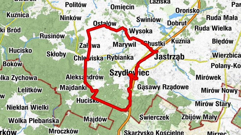 Chlewiska - Kaplica - Kościół pw. Świętego Zygmunta - Stawki