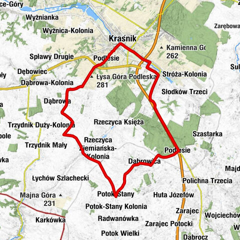 Kraśnik - Stróża - Kościół Świętych Cyryla i Metodego - Kościół pw. Wniebowzięcia Najświętszej Maryi Panny