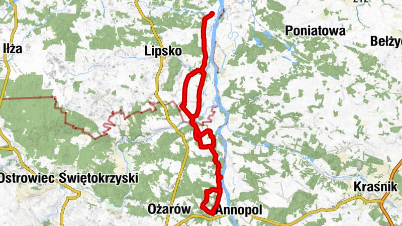 Chotcza Dolna - Kościół pw. Świętego Mikołaja Biskupa - Kościół pw. Świętej Barbary - Kościół pw. Świętego Michała Archanioła